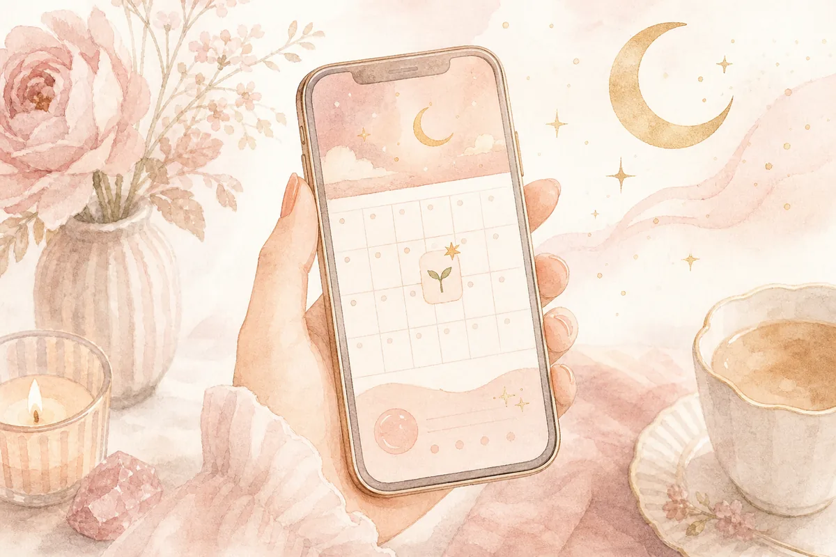 一粒万倍日をアプリで管理するイメージ