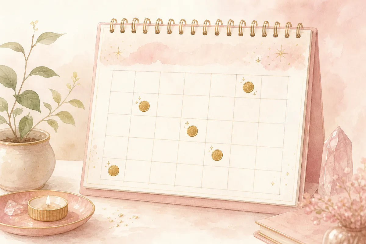 2026年の金運の吉日カレンダーのイメージ