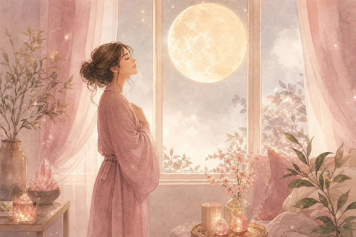 満月の夜の過ごし方のイメージ