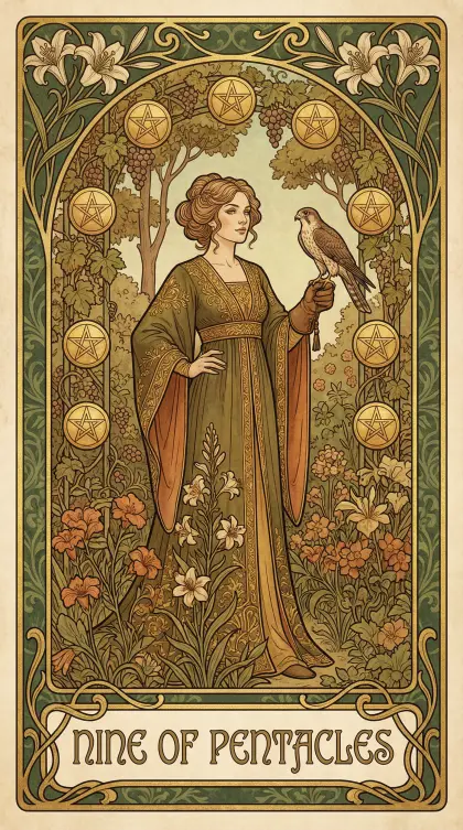 Nine of Pentacles