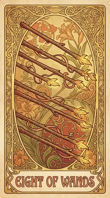 Eight of Wands